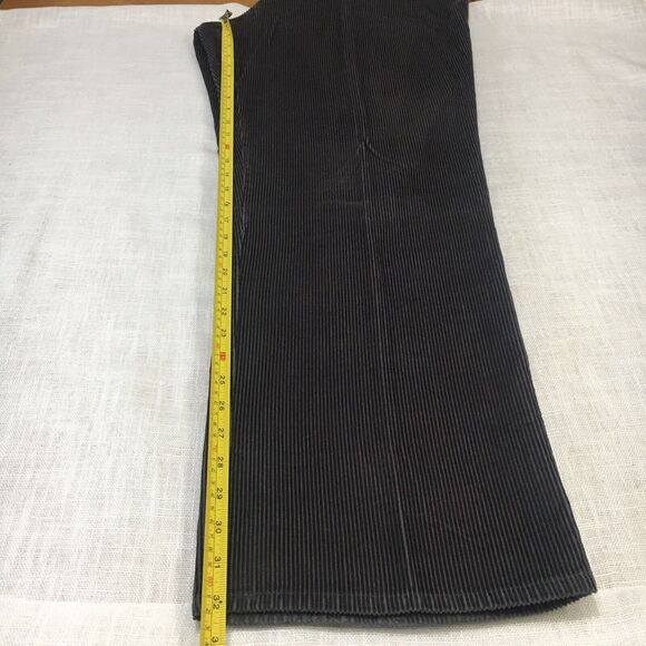 VTG Towncraft Corduroy Pants Men 38x32 Gray Stretch Straight Cotton Classic 90s - Picture 13 of 14